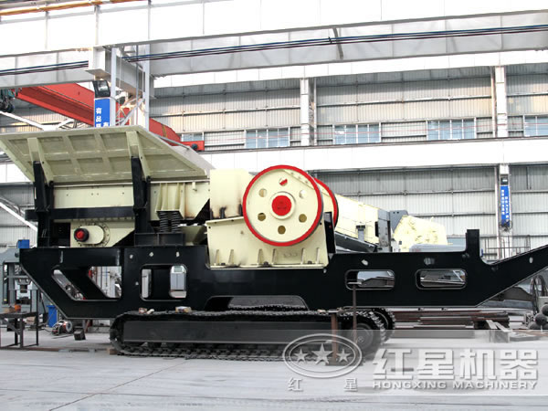 移動(dòng)式制砂設(shè)備實(shí)拍圖