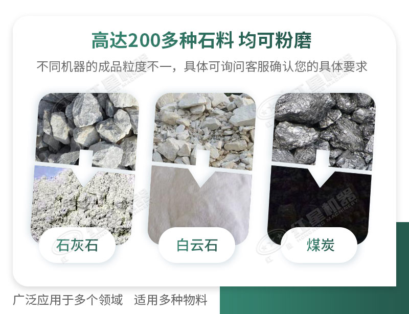 開(kāi)廠如何選擇磨粉機(jī)型號(hào)？磨粉碎機(jī)有哪些型號(hào)？