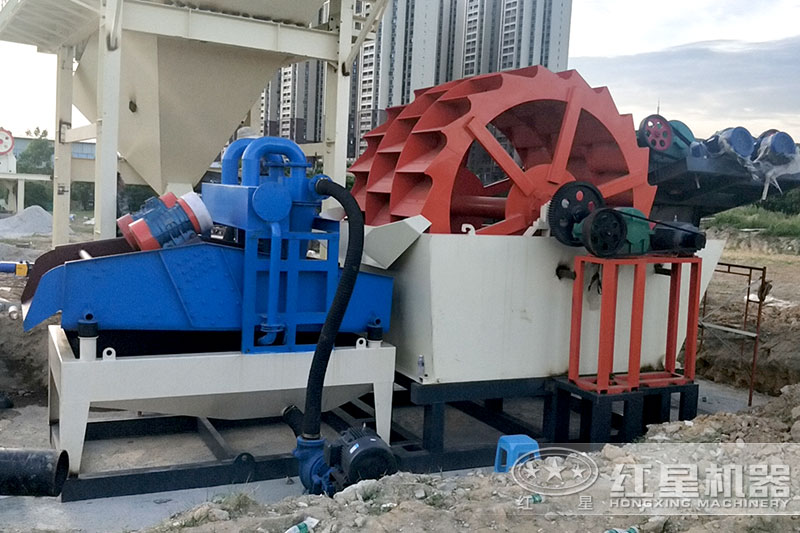 細(xì)沙回收機作業(yè)現(xiàn)場