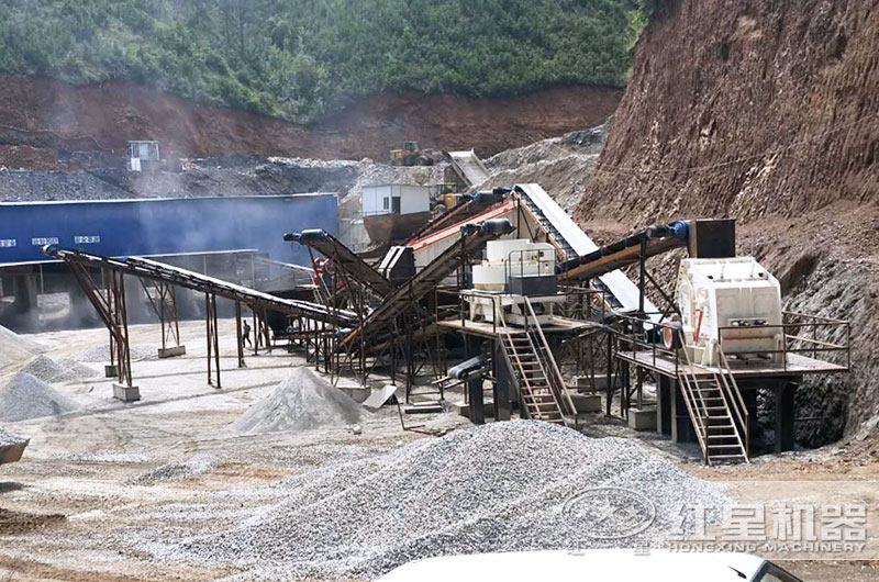 石膏制砂機工作現(xiàn)場圖片