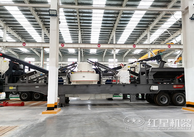 車載移動制砂機，需要搭配半掛車頭